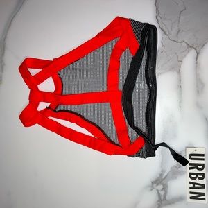 Urban outfitters crop top. Very cool texture and shirt. Never worn new with tags